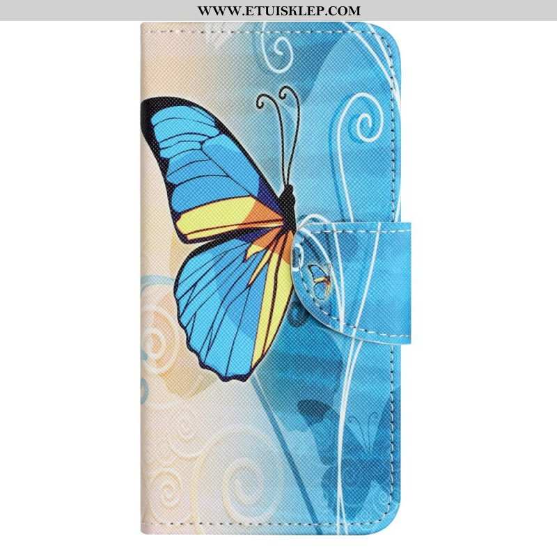 Etui Folio do iPhone 14 Plus Ładne Motyle